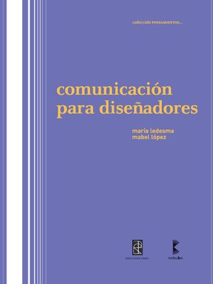 cover image of Comunicación para diseñadores